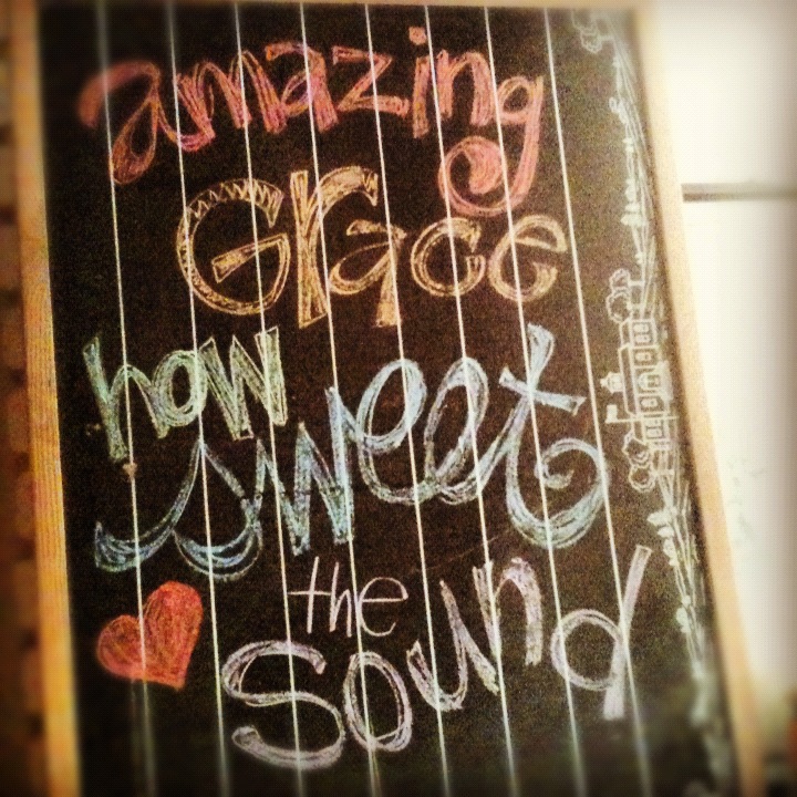 Amazing Grace Chalkboard Amazing Grace Chalkboard