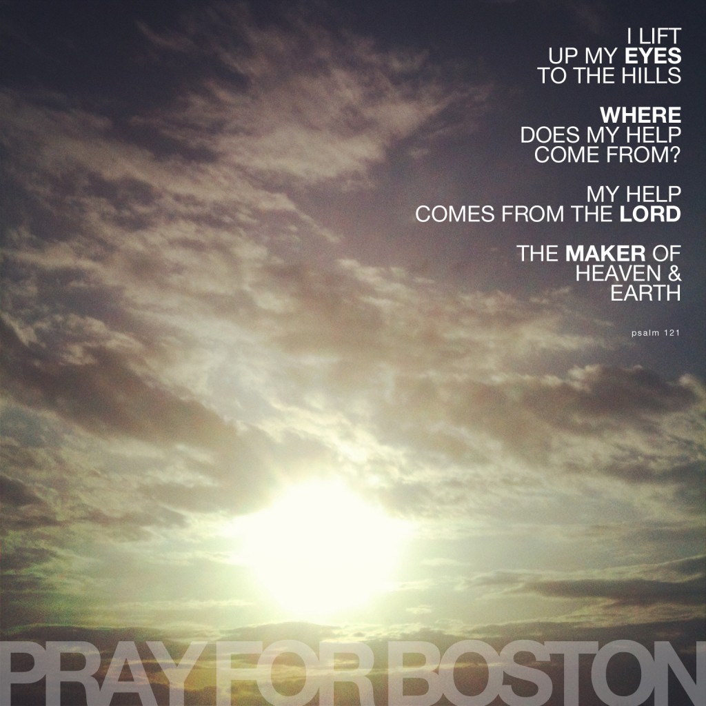 Pray For Boston Sky Scripture